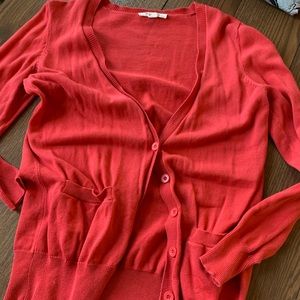 Forever21 Coral Cardigan